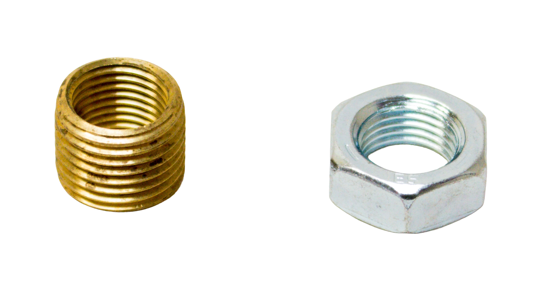 Shift Knob Thread Reducer Insert & Jam Nut | 16mm to 1/2"-20