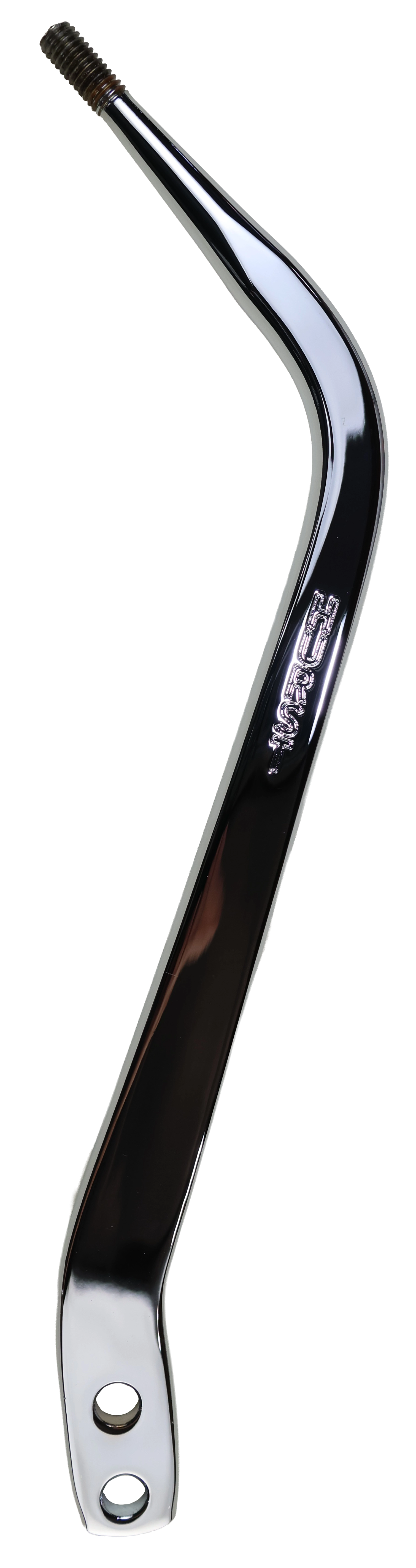 Hurst Competition/Plus Shift Lever | 13.5" Candy Cane | Chrome | 3/8"-16 Thread