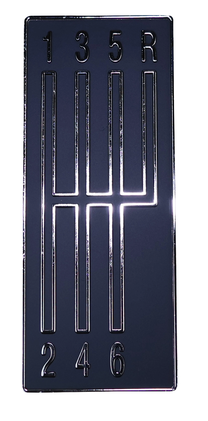 6-Speed Console Shift Pattern Emblem | 1967-1969 Camaro | TREMEC T56