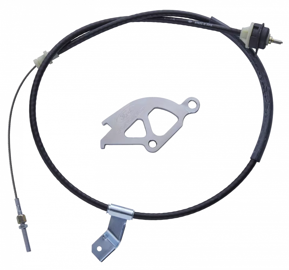 96-04 Mustang Adjustable Clutch cable kit W/alum Quad M-7553-D302