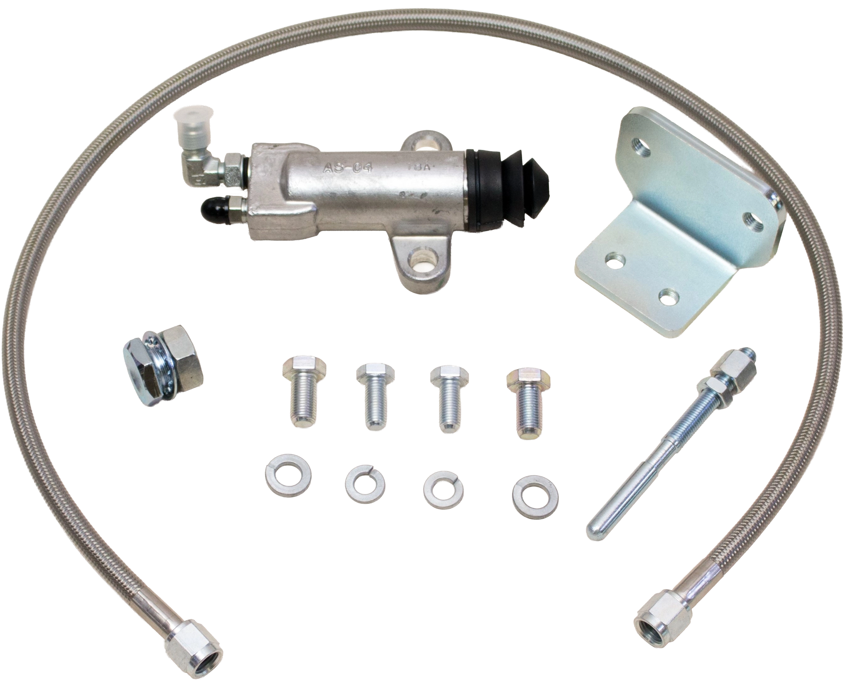 LF Series External Hydraulic Slave Kit | 1979-1993 Mustang | Aluminum T5/TKO/TKX Bell