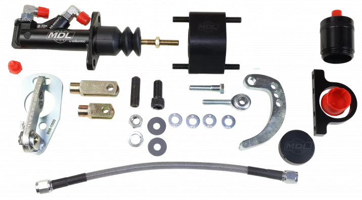 LF Series Hydraulic Clutch Master Kit | 1967-1970 Mustang/Cougar | Black Billet Reservoir
