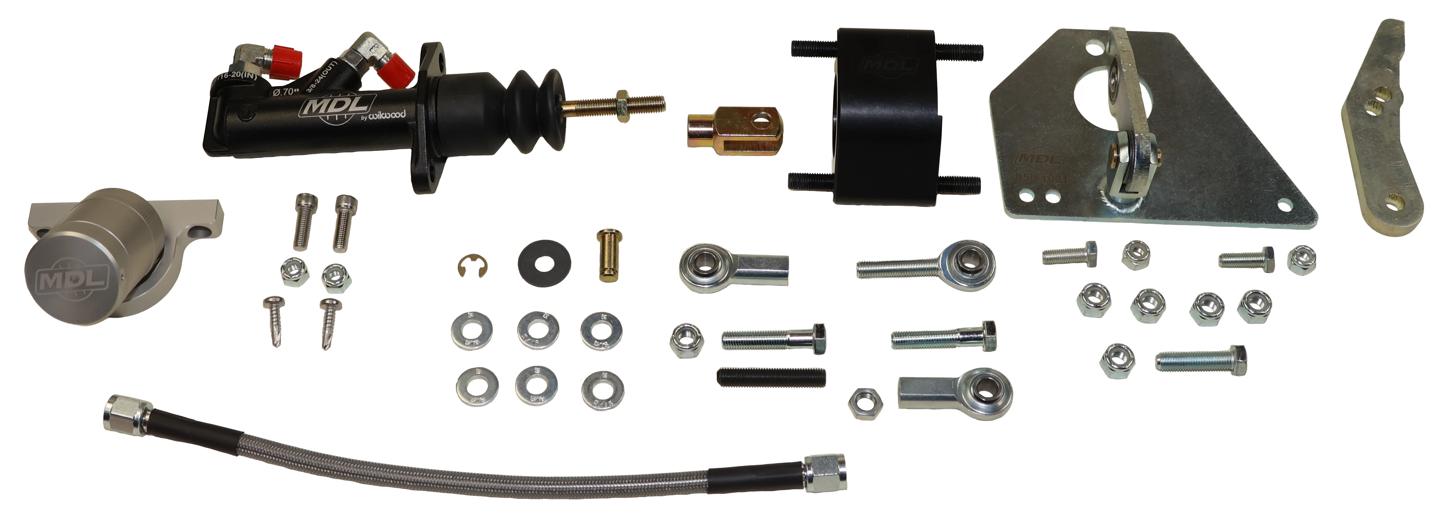 LF Series Hydraulic Clutch Master Kit | 1960-1965 Falcon/Comet | Silver Billet Reservoir