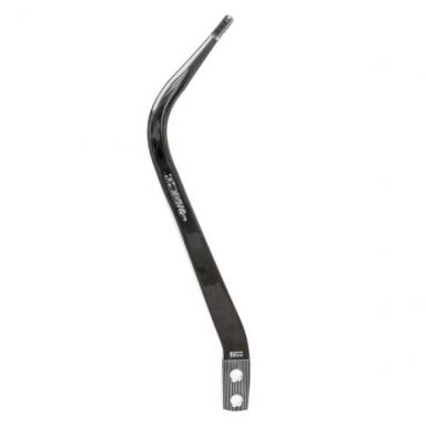 Shift lever, Hurst, Chrome, 13.5" tall  Candy cane style, 3/8"-16 thread