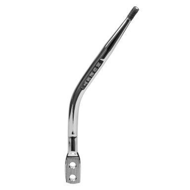 Shift lever, Round Hurst, Chrome, Ideal for 69 Camaro/Firebird, 10.7x5.5x1.3, 3/8"-16