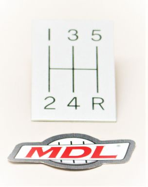 63-67 C2-Corvette 5-Speed Pattern Plate