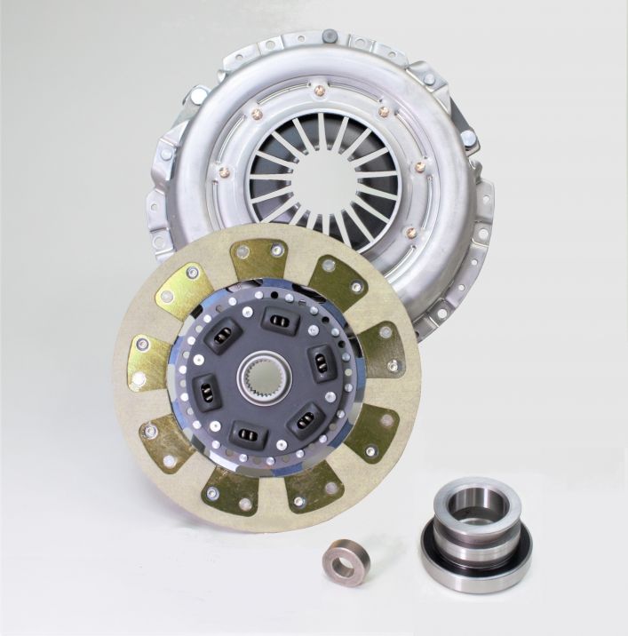 MDL Superior, Ford 11" 12-5/8" EQ, Clutch Set, Kevlar/Ceramic, 26 Spline, Hydraulic Actuation