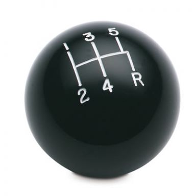 5-Speed Black Shift Ball, 16mm threads used with Thread Reducers