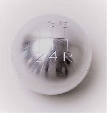 MDL 5-Speed Shift Ball in Brushed Aluminum/ 16mm used with Thread Reducers