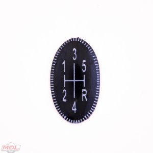 Pattern insert, 5 Speed, for Hurst Mopar Pistol Grip