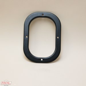 1969 Camaro Shifter Bezel Retainer Plate-Black (w/Console)