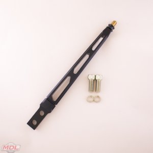 8" Straight Black Billet Aluminum Lokar Shift lever-3/8"-16 thread