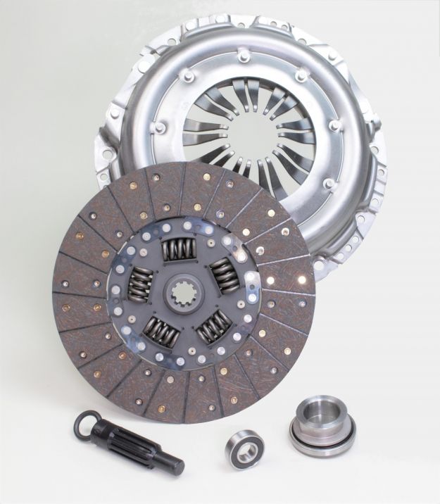 MDL Superior, Ford Y-Block/Flathead Clutch Set 11" Long. Organic facings, 10 Spline, Mechanical