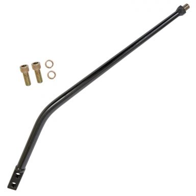 12" Black Steel Lokar Lay Back shifter (3/8"-24 thread)
