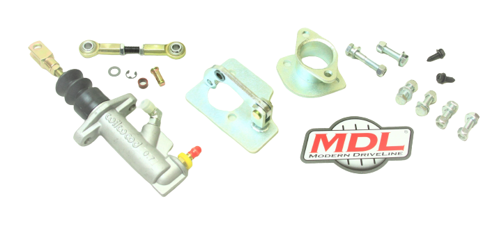 MDL LF Series 66-70 Fairlane, Falcon, 68-71 Torino Hyd Clutch Master Kit, .700", Silver Reservoir