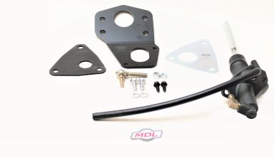 MDL LF Series 64-66 Chevelle/GM A Body Hydrualic Clutch Master Kit, .750", Silver Billet Reservoir