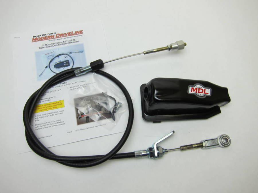 HOW TO Cable Clutch Conversion in a 7173 Mustang/Cougar Modern