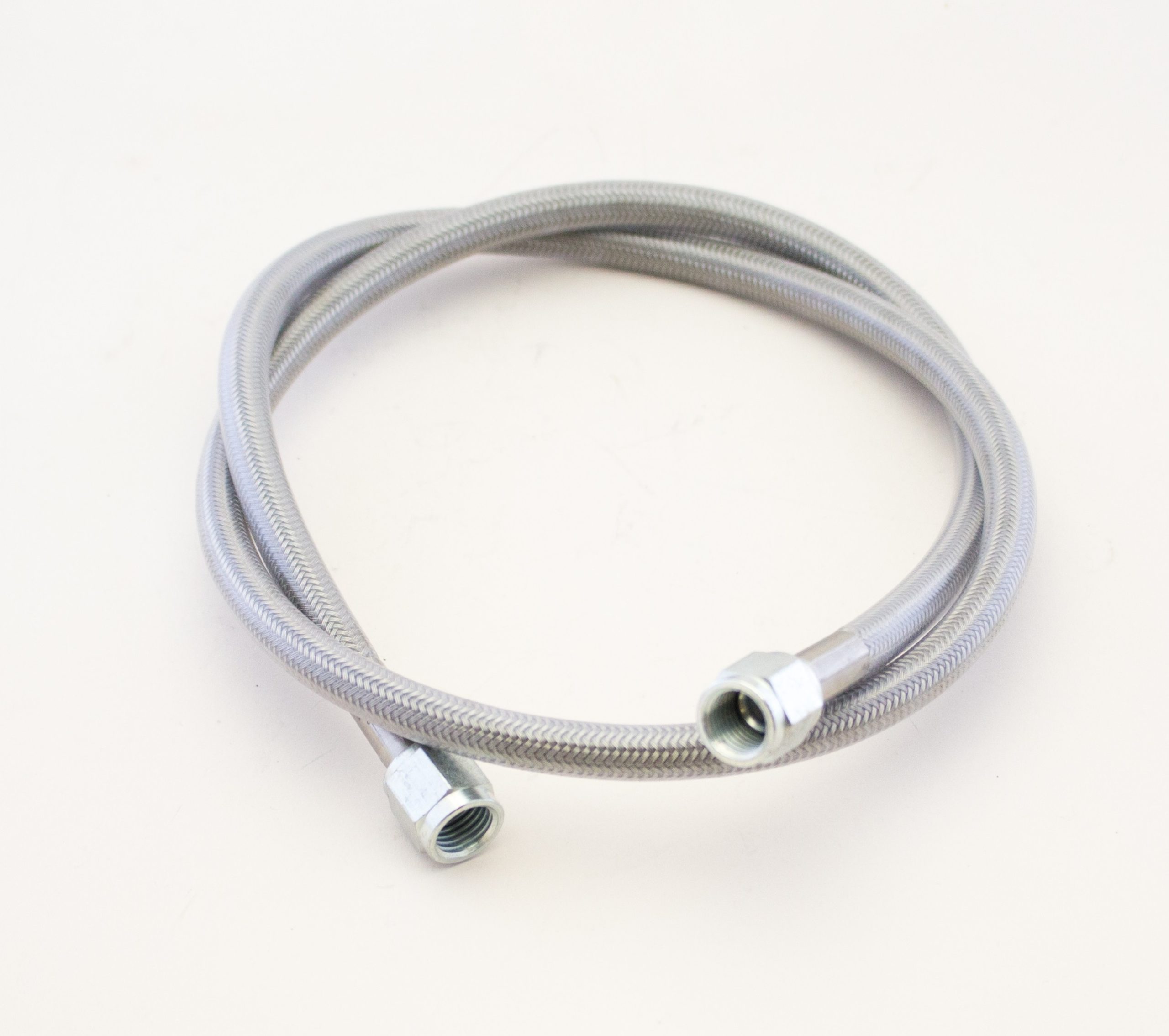 Steel Braided line, Double AN4 Female 30" Modern Driveline