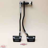 Clutch/Brake pedal Assembly for 69 Camaro, 68 Firebird, 68-74 Nova / Ventura, F Body. We recommend pedal pads kit MD-412-0303-DB) to finish off that OEM look they feature trim rings