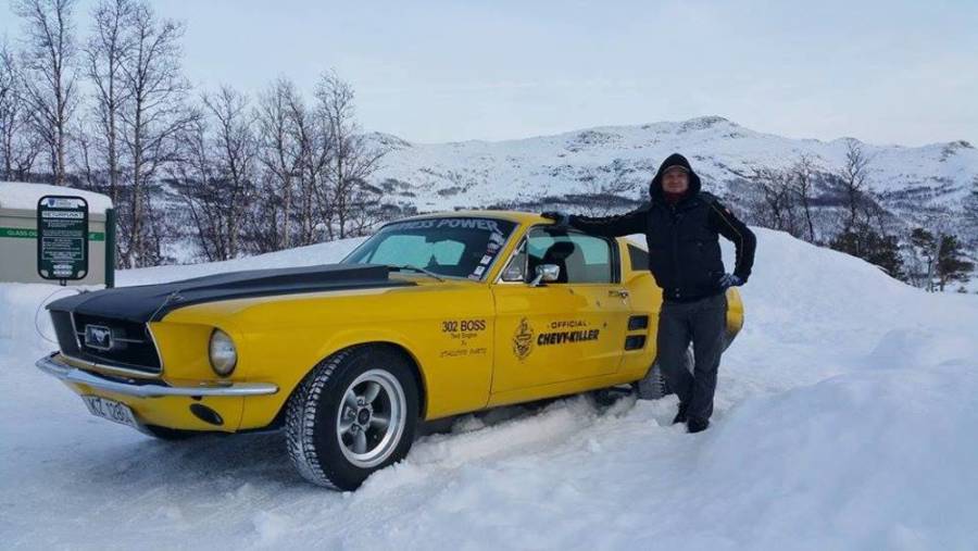 Muscle Cars in the Snow Modern Driveline
