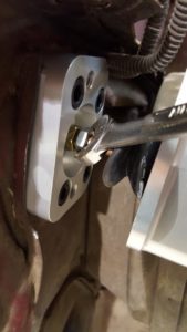 clutch mustang pedal hydraulic install fox kit tighten screw position forward